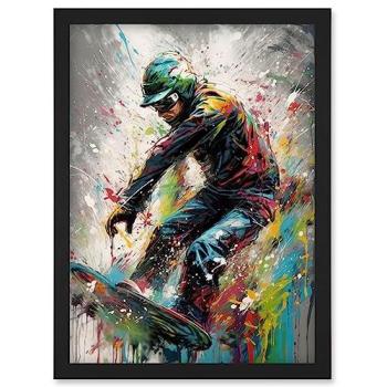Blackline Snowboard Vibe Print