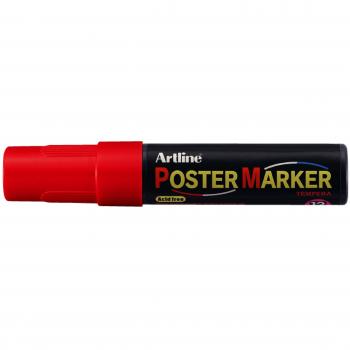 Artline Póster 12 mm Punta Biselada Rojo