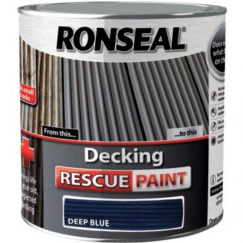 Ronseal 2.5 Liter Decking Paint Deep Blue