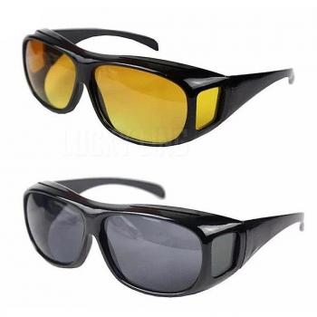 Gafas envolventes polarizadas para conducción, 2 pack, protección anti deslumbrante