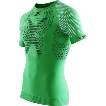 X‑Bionic Twyce Sportshirt Männer – 2017, XL, Grün/Schwarz, Kurzarm