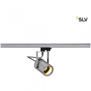 SLV EURO SPOT Deckenlampe Aluminium/Glas Silber