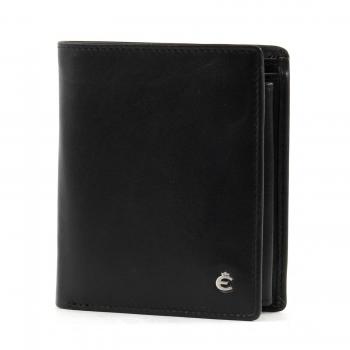 Leder‑Portemonnaie Harry – Esquire 9 cm Schwarz