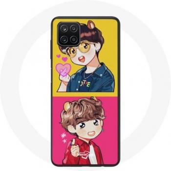 Samsung Galaxy A12 BTS Fan Art Case featuring V & J-Hope
