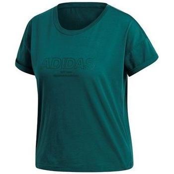 Adidas Ess Allcap Loose Fit Women's T-Shirt Green