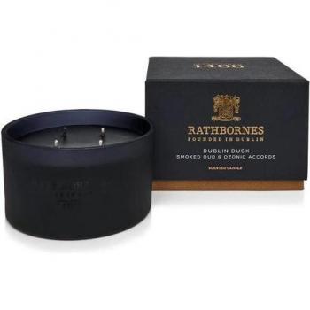 Dublin Dusk 4 Wick Luxury Scented Candle by Rathbornes 1488