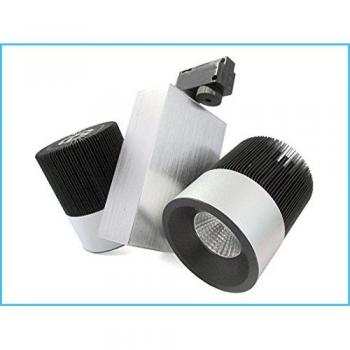 Faretto Led a Binario 30W, Doppia Testa, Bianco Caldo, 2x15W, 220V