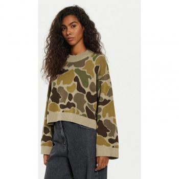 Vans Pullover Cammile VN000HQ5D – Grün, Lockere Passform, S