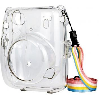 Étui transparent pour Fujifilm Instax Mini 11, protection contre la poussière