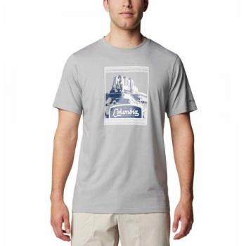 Columbia CSC™ Seasonal Logo Herren Shirt L Grau (Unifarben)