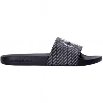 Mule en PVC Logo Calvin Klein Homme Noir