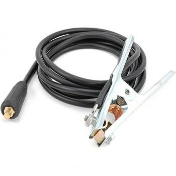 Pinza de tierra de soldadura de arco 300AMP con cable de cobre de 10 pies