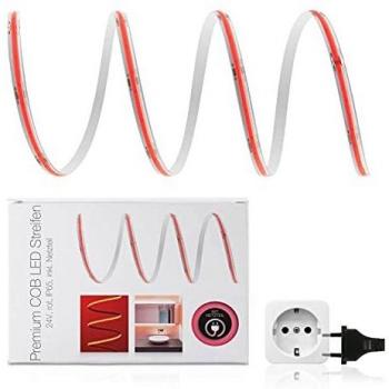 Premium Filament 24V LED Streifen IP65 einfarbig rot