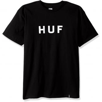 HUF Herren Original Logo Shirt Schwarz K