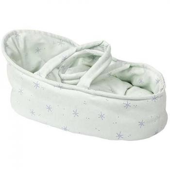 Capazo verde con estrellitas 26cm