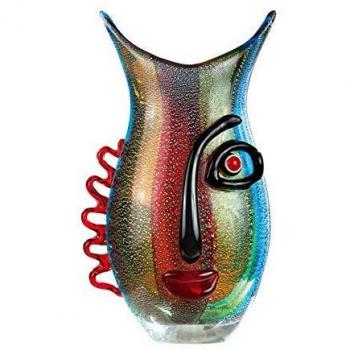 Visage Vista Vase – verre multicolore, 32 cm