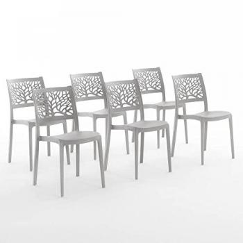Chaise empilable Flora