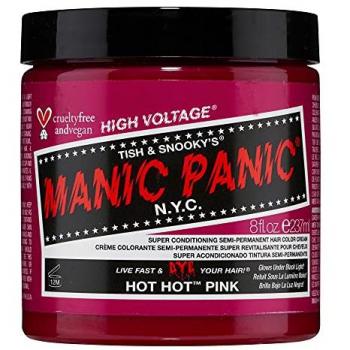 Manic panic high voltage hot hot pink vegan 237 ml, tinte fantasía semipermanente. Belleza y cuidado de tu cabello y tu piel con Manic Panic