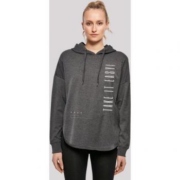 F4NT4STIC Damen Oversize Hoodie Take It Easy grau