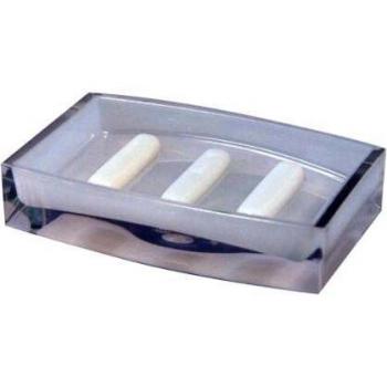 Axentia Priamos Acryl Seifenschale, weiß