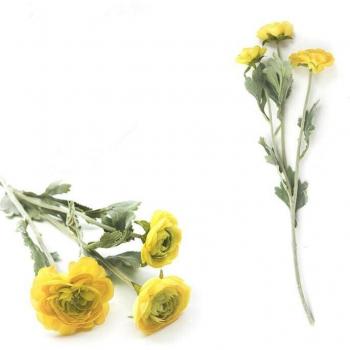 Künstliche Seidenrose Ranunculus Asiaticus (Englisch) – perfekte Blumendekoration für Hochzeiten & Heim