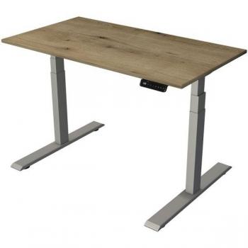 Kerkmann Smart Office Höhenverstellbarer Schreibtisch, Eiche/Silber