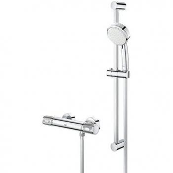 Grohtherm 1000 Thermostatic Shower Control with Shower Set