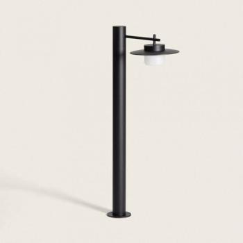 Ledkia Baliza de Pie LED Exterior 6W Aluminio 75cm Kaepp Negro Efecto LED