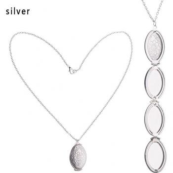 Silver Plated Memory Locket
