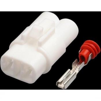 Conjunto de 100 conectores impermeables Sumitomo MT090 para motocicletas, 2 pines macho hembra, autoconexión