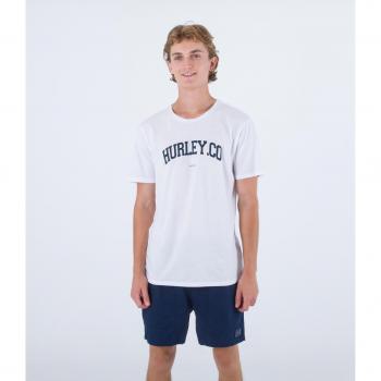AMTS22Q3AU-WHT Hurley Männerkurzarm T‑Shirt