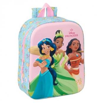 Children’s 27‑cm Disney Princess 3D Backpack (Safta)