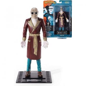 Figura Hombre Invisible Universal Monsters Bendyfigs Flexible 18 cms