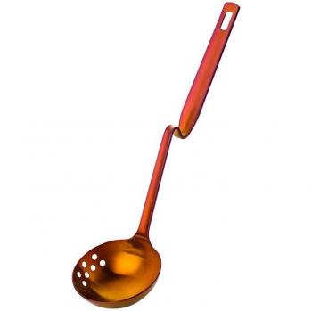 Wall-Mounted Z-Shaped Stainless Steel Soup Spoon and Colander