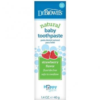 Pasta Dental Niños Dr. Brown's Fresa 40g