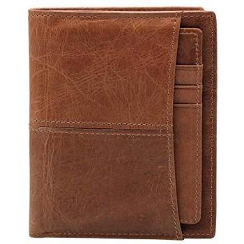 RFID Protected Men's Wallet in Brown Leather