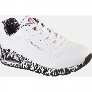 Skechers UNO LOVING LOVE Sneaker Gr. 41, schwarz-weiß Damen