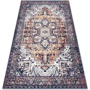Tapis ANTIKA ancret sunset, ornement contemporain, lavable