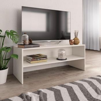Mueble TV Día y Noche Contrachapado Blanco