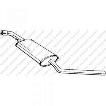 Bosal 281-465 Silenciador intermedio