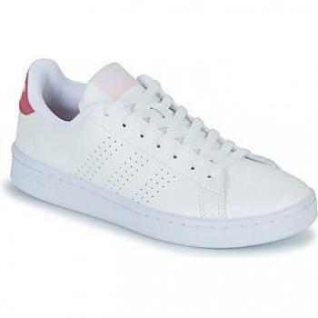 Adidas Women's Round-Toe Leather Sneakers – White, US 8 ⅔