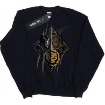 Marvel Girls Black Panther Vs Killmonger Pullover 12-13 black