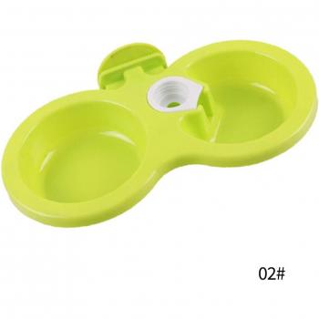 Double Hanging Pet Bowl Set