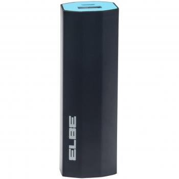 Cargador Portátil Elbe 2600 mAh (Negro/​Azul)