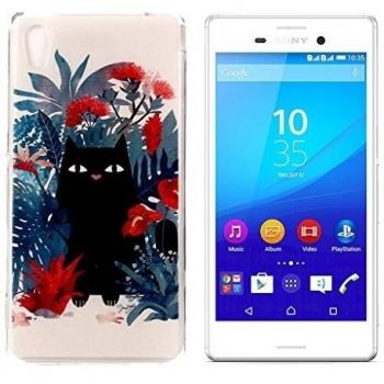 Cover delgado Ultra Soft TPU para Xperia M4 Aqua