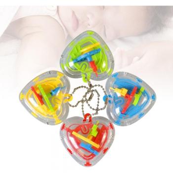 3D Heart Shape Maze Puzzle
