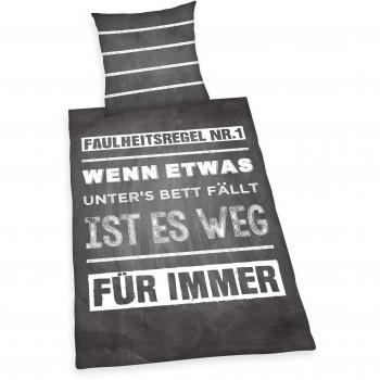 Herding Young Collection Jugendbettwäsche, Faulheit, Bettbezug 135 x 200 cm