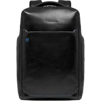 Piquadro Black Laptop Backpack for Men