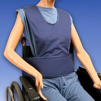 Bauchstabilisator-Weste mit Rückenlehne