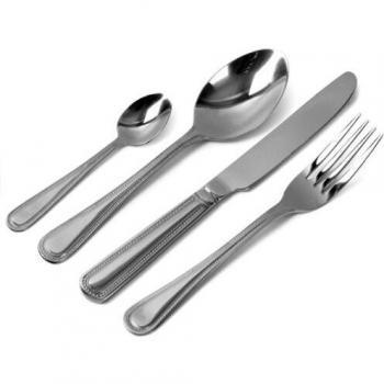 Café Chic: Genware Bead Dessert Cutlery Ensemble
